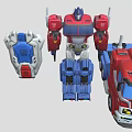 Game And Movie Transformers Characters Optimus Prime With Robot And Truck Modes