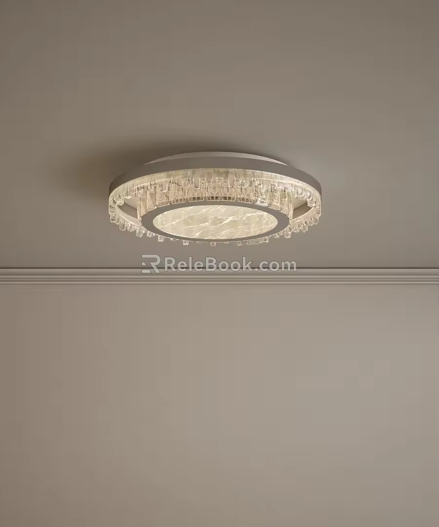 Simple ceiling lamp 3d model