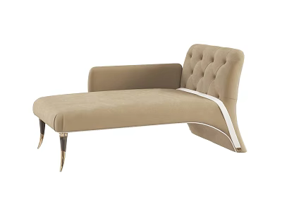 Jane European chaise new classical imperial concubine sofa 3d model
