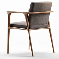 Modern Design Leisure Chair with Wooden Frame Upholstered Seat and Backrest and Multiple Color Options