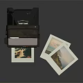 Modern Camera Polaroid Camera Polaroid Camera 3d model