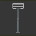 Sturdy Industrial Silver Metal Equipment Platform With Column And Side Brackets