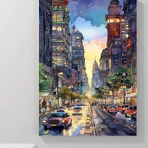 decorative painting 3d model