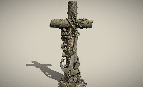 Jesus cross 3d model