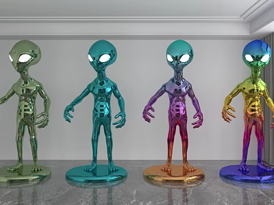 Modern Doll Ornaments 3d model Modern Doll Ornaments 3d model