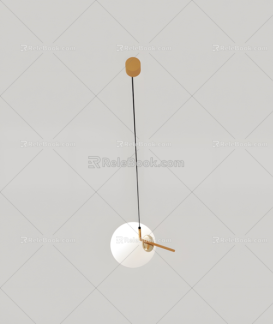 Chandelier lamp chandelier ceiling lamp fashion simple electrical appliances lighting home light bulb 3d model