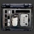 Open Hard Shell Storage Case Containing Space Exploration Tools For Astronaut Missions