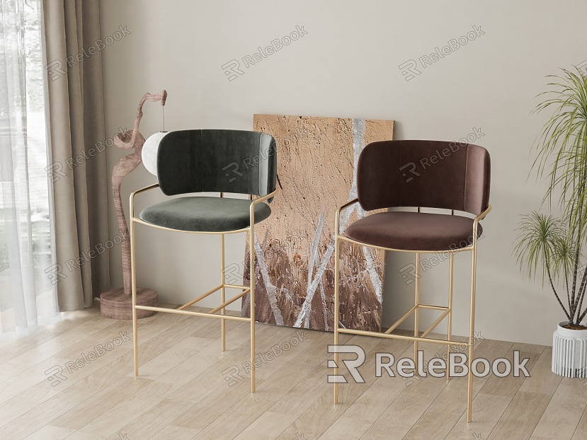 Bar Chair Combination model