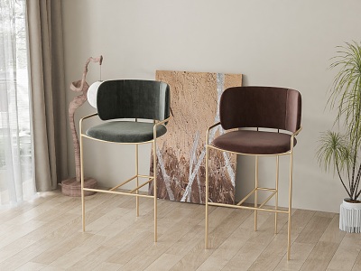 Bar Chair Combination model