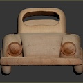 Modern Toy Car Wooden Car Wooden Car Wooden Car 3d model