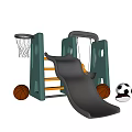 Modern slide children's toy slide swing 3d model