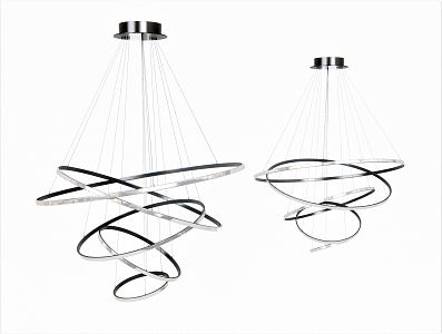 Modern Chandelier Ring Chandelier Art Chandelier 3d model