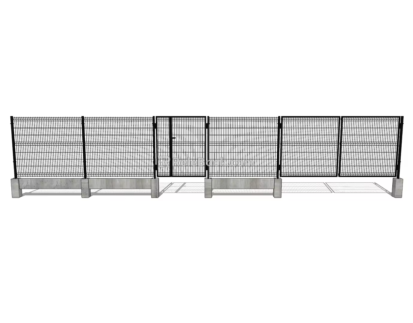 Fence 3d model