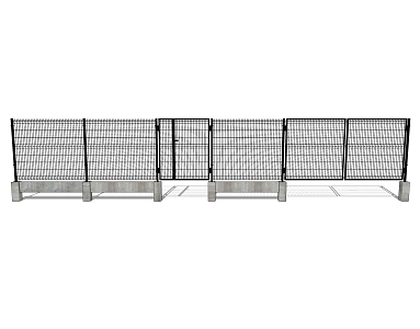 Fence 3d model