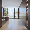 Modern Study Simple Study 3d model