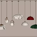 Various Modern Pendant Lights With Different Colors And Unique Shapes For Interior Decoration