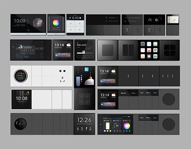 Modern Switch Socket 3d model