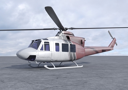 Modern Helicopter 3d model