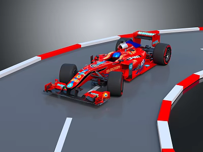 Offroad Racing Modern Racing Games Racing 3d model Offroad Racing Modern Racing Games Racing 3d model