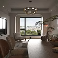 Modern White Accent Chair In Minimalist Living Space With Floor Lamp And White Sofa