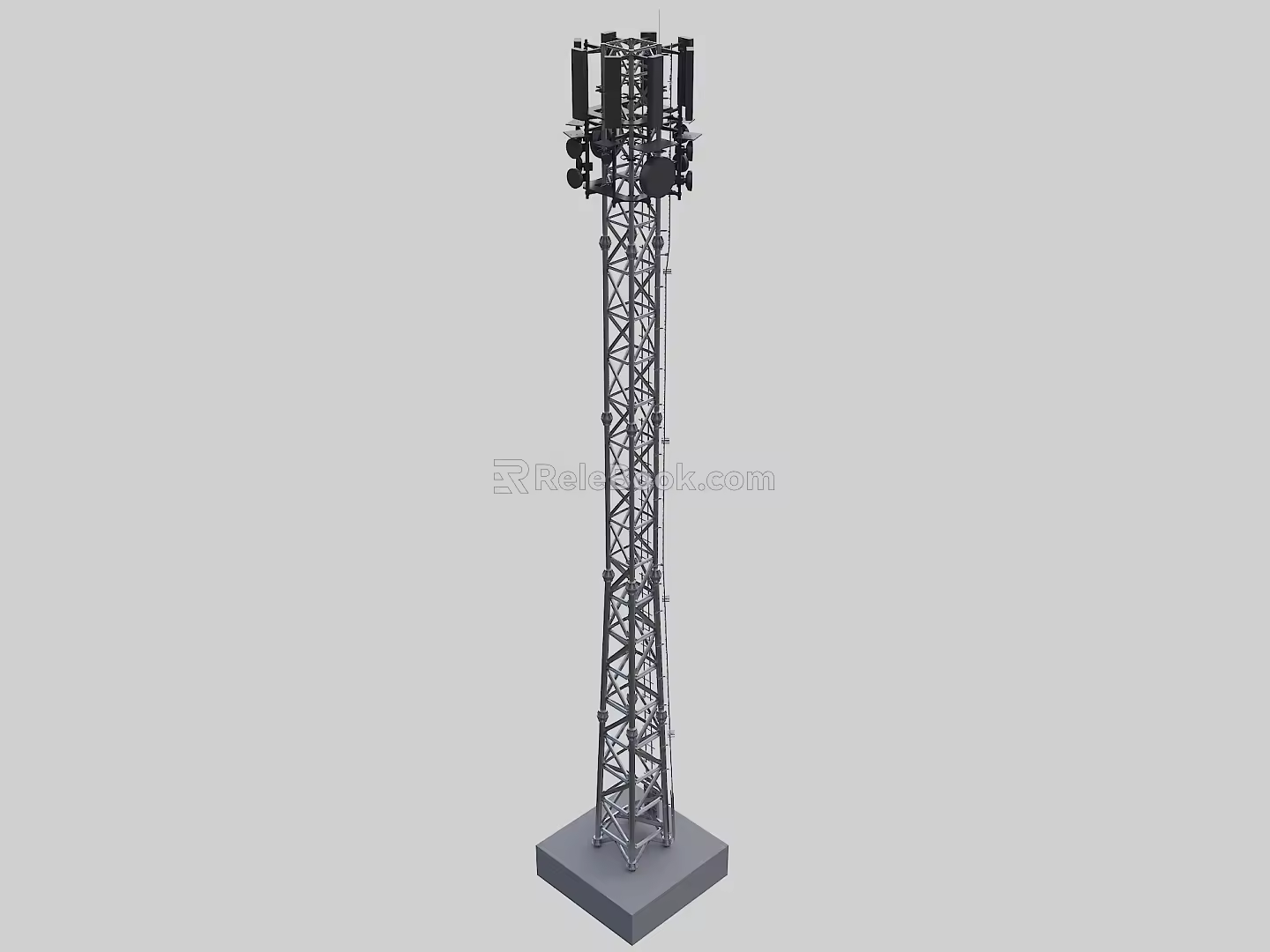 Antenna Pole Signal Transmission Tower Signal Transmission TV Tower Signal Tower 3d model