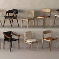 Modern Dining Chairs In Various Styles With Wooden Frames And Neutral Seat Colors For Home Use