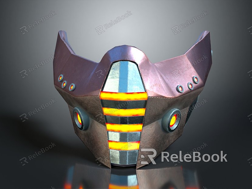 Mask Game Mask Cartoon Mask Animal Mask PBR model