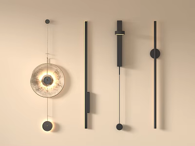 Modern Wall Lamp Art Wall Lamp 3d model