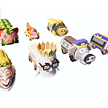 Modern Vans Cartoon Sale Car Westward Journey Theme 3d model