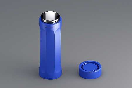 Thermos Cup Water Cup Kettle Cup Ornaments Accessories Table Cup with Cup 3d model