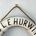 Vintage S S L E Hurwitz Life Preserver From Alameda Calif