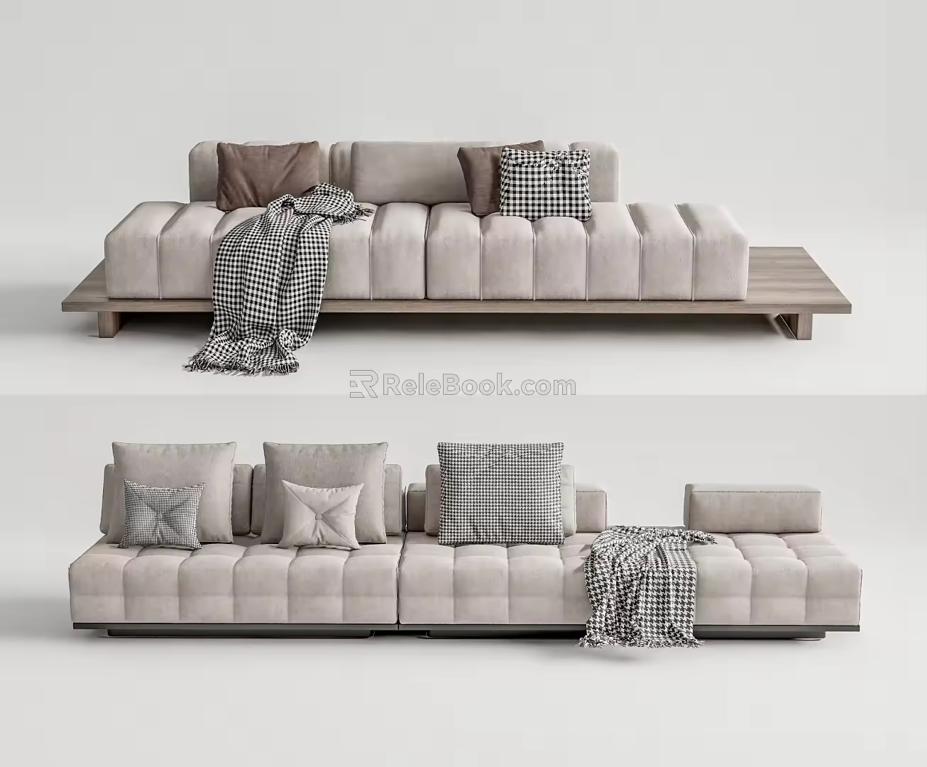 Modern Multiplayer Sofa 3d model