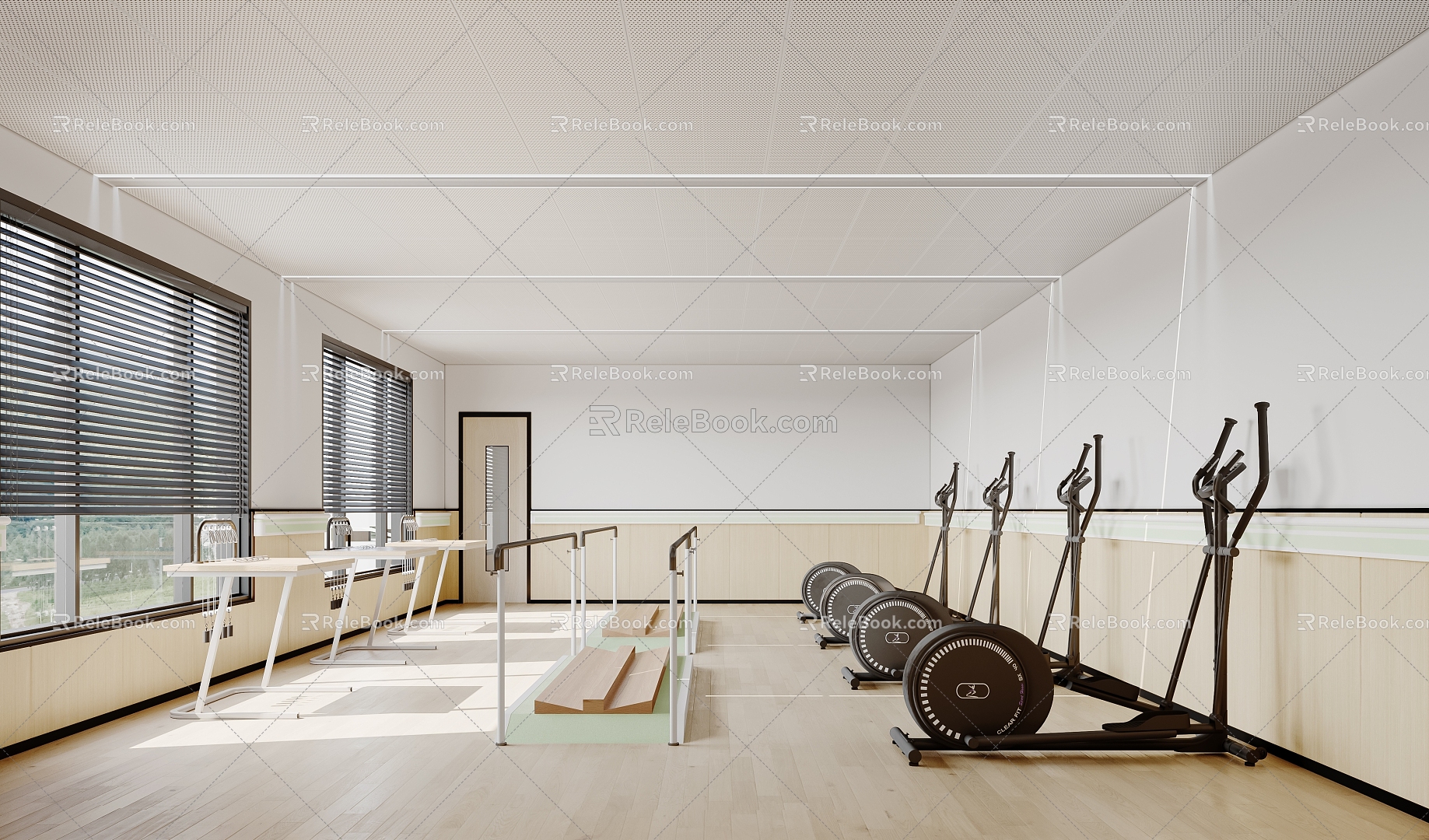 Modern Rehabilitation Training Center 3d model