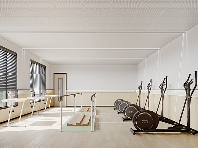 Modern Rehabilitation Training Center 3d model