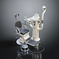 Dental Treatment Equipment With Adjustable Chair Lamp And Instrument Arms