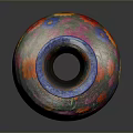 Handcrafted Colorful Floral Pattern Sculpted Vase With Intricate Artistic Details