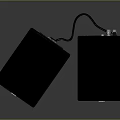 Pair of Black Desktop Computer Speakers With Sleek Design And Clear Sound