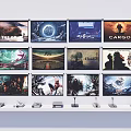 Projector screen 3d model