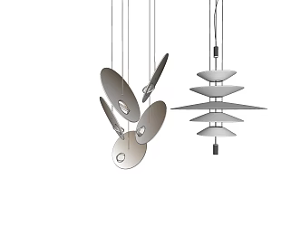 Modern Chandelier Art Chandelier Restaurant Chandelier 3d model