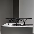 Modern Elegant Coffee Table With Artistic Metal Legs And Sleek Surface Design For Living Room
