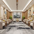 New Chinese Reception Room 3d model