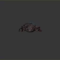 Vibrant Blue Purple Metallic Beetle With Shiny Body And Long Legs On Dark Background