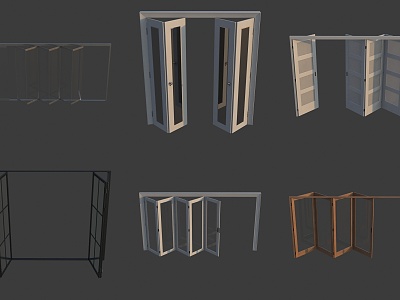 Balcony Folding Door Screen model