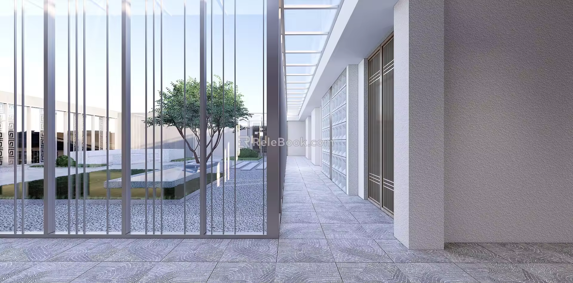 Style Corridor aisle 3d model