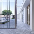 Style Corridor aisle 3d model