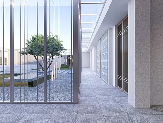 Style Corridor aisle 3d model