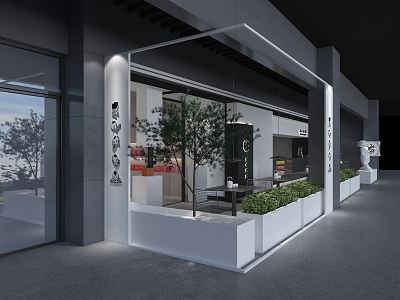 Modern Tea Shop model