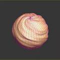 Fluffy Swirled Light Brown Golden Meringue Crispy Exterior Dessert