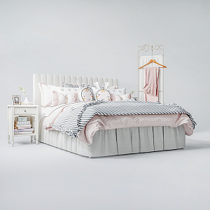 Nordic Children's Bed 3d model