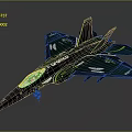 Modern Aerospace Orion Spacecraft With Green Gray Livery And Aerodynamic Wings